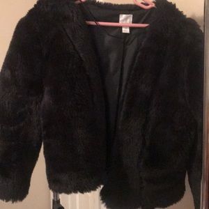 3/4 sleeve faux fur. Lauren Conrad